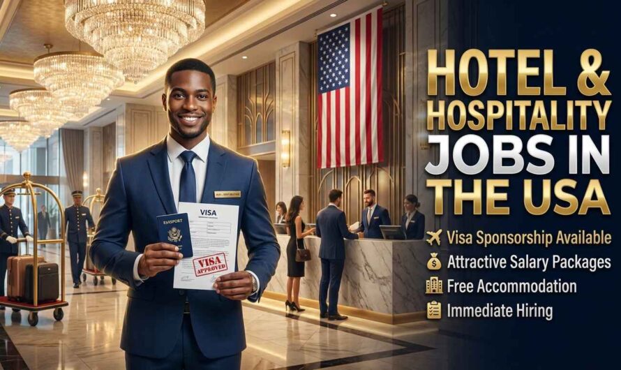 Hotel and Hospitality Jobs in the USA (With Visa Sponsorship)